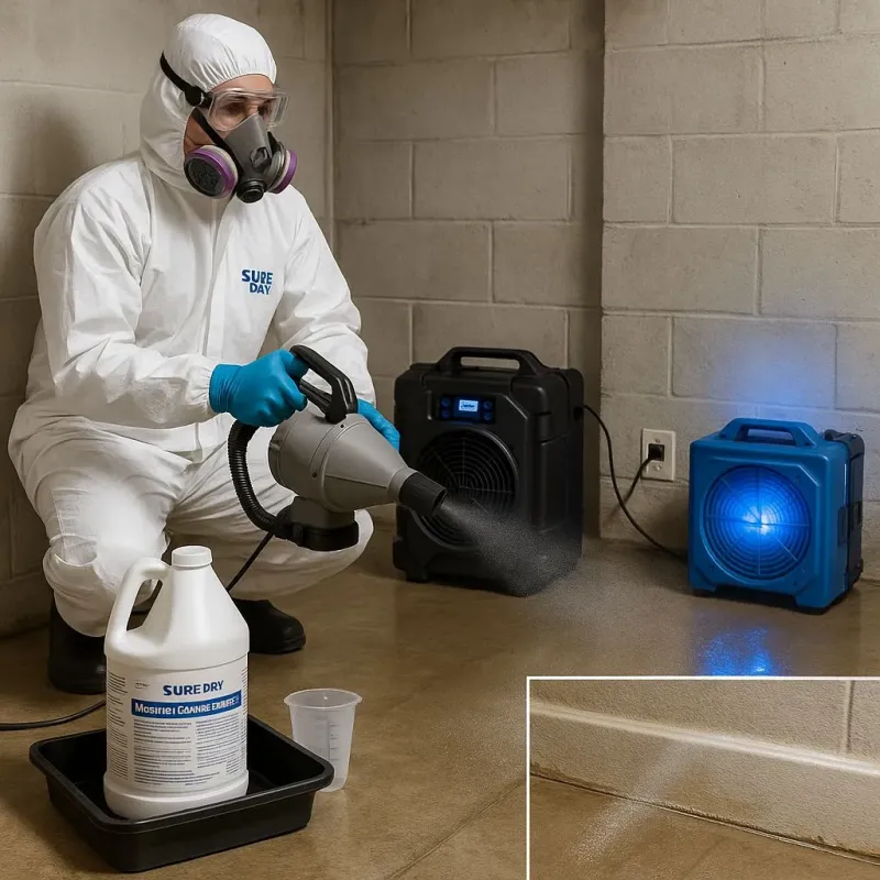 Sanitization and Odor Removal process in Prospect, OH