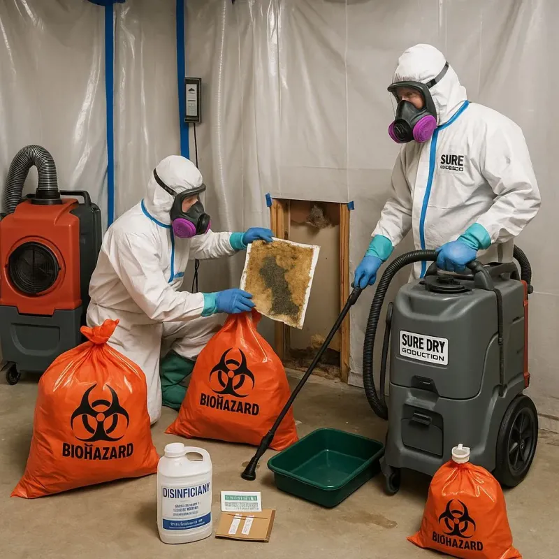 Contaminated Water Handling Protocols process in Prospect, OH