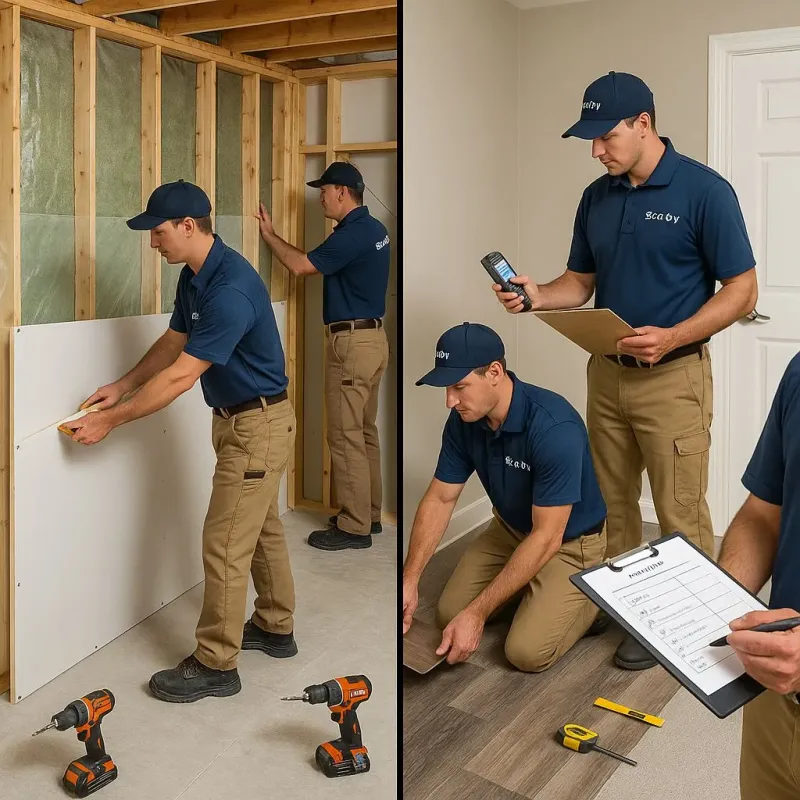 Repairs and Reconstruction process in Prospect, OH